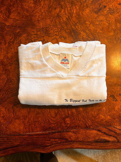 Vintage 80,s Shasta Lake bass fishing